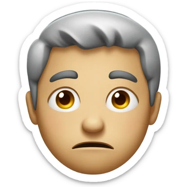 Irritated emoji  sticker