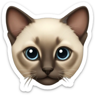 Siamese kitten sticker