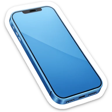 Téléphone iPhone 13 bleu sticker
