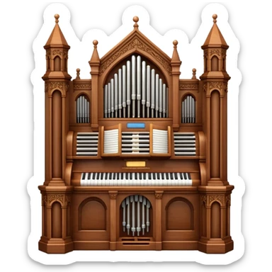 pipe organ sticker