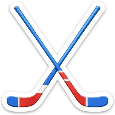 ice hockey stick (#00A3E0) and red (#F9423A) sticker