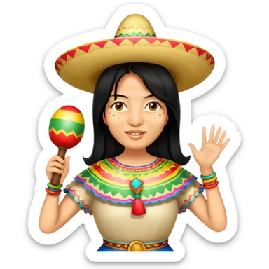 Meraca Musician sticker