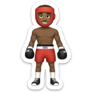 A amateur boxer sticker