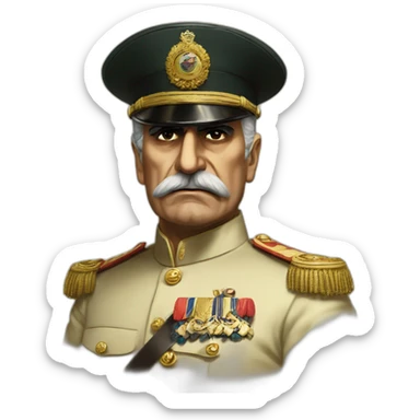 reza shah angry sticker