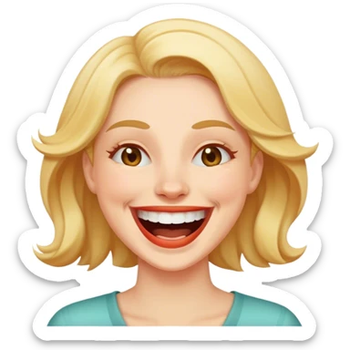 👩🏻🤣 sticker