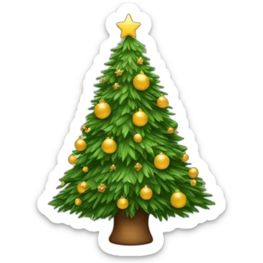 christmass tree sticker