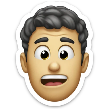 emoji when you smell something disgusting sticker