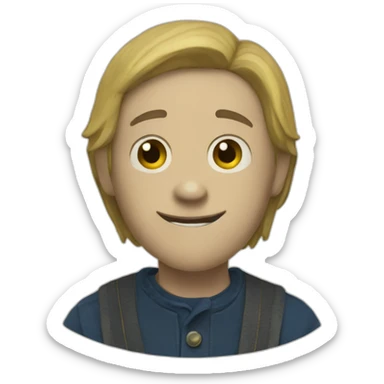 jake from coraline sticker