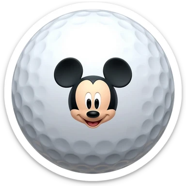 disney golf sticker