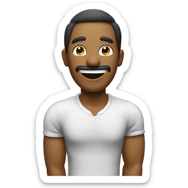 Personagem dando um joinha, dizendo 'Conta comigo!' com uma expressão amigável. sticker