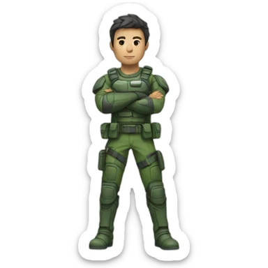 green-defender-110 sticker