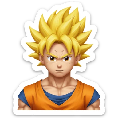 son goku super saiyan sticker