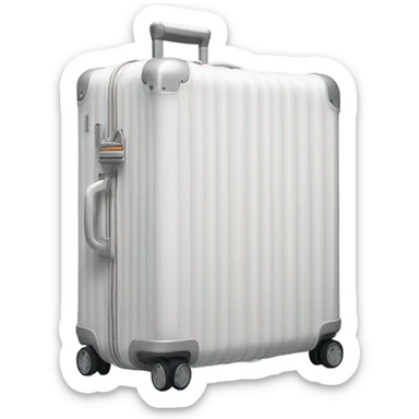 Rimova luggage white sticker