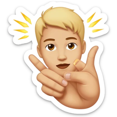 Femme qui fait un doigt d’honneur  sticker