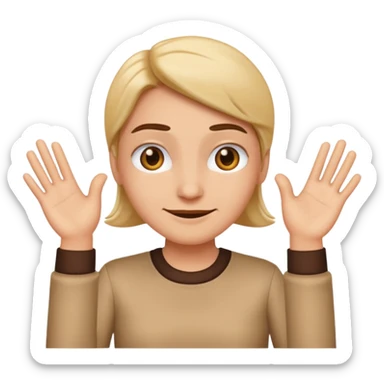 plotting smirk mischievous emoji hands raised brows sticker