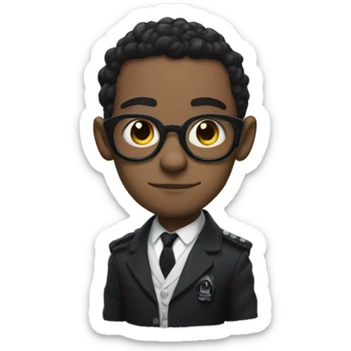 the Fifth from Umbrella Academy  sticker