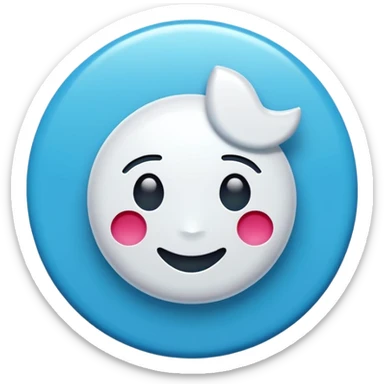 Crea un emoji de la verificación de tik tok con el bien  sticker