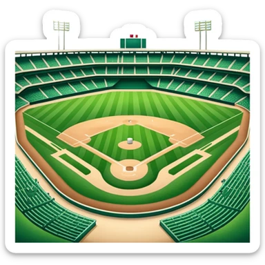 baseball stadium sticker