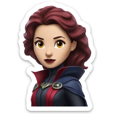 Scarlet Witch from Doctor Strange in the Multiverse of Madness  sticker