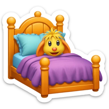 Fraggle bed sticker