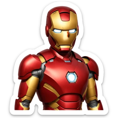 Iron man  or hulk  sticker
