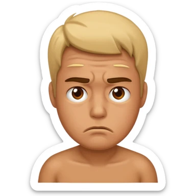 cara de estreñido sticker