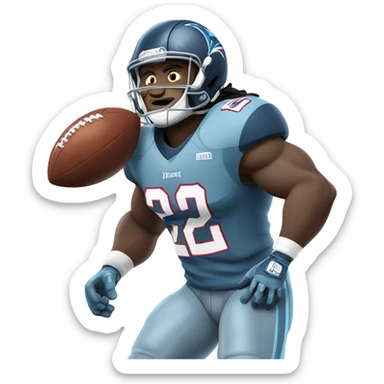 Derrick Henry football sticker