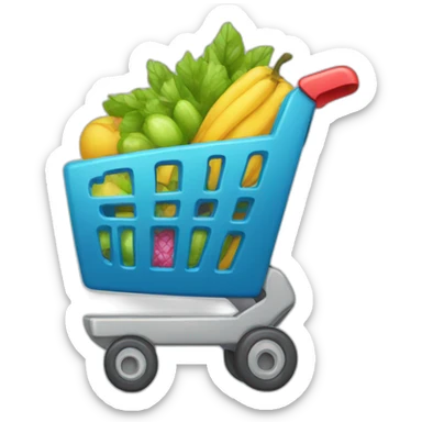 Carrito de compras sticker