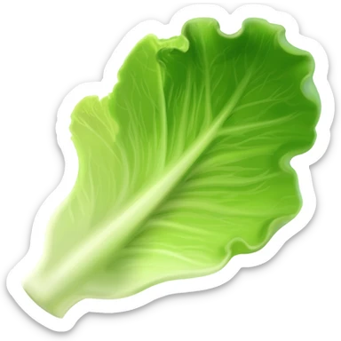 slide of lettuce sticker
