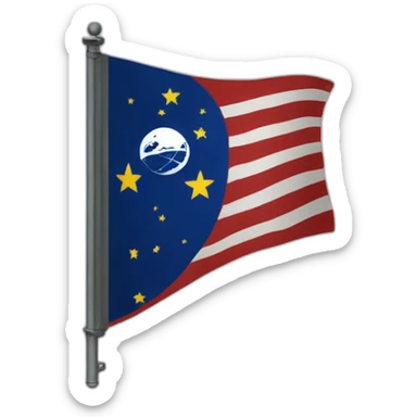 Starfleet flag sticker