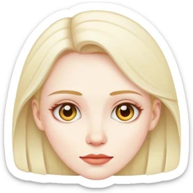 A woman saying sybau sticker