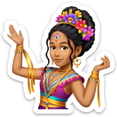 Traditional Dancer sticker