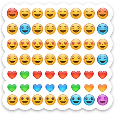 Meus emojis de iPhone sticker