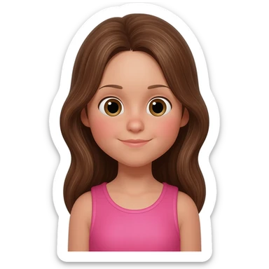 niña de 10 años muy muy guapa sticker