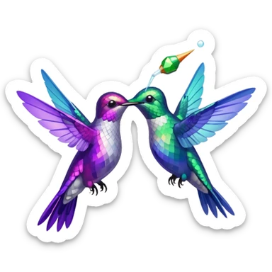 MORE HUMMINGBIRDS sticker