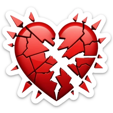 heart break sticker