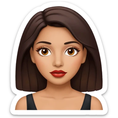 Latina maquillage  sticker