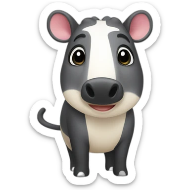 tapir thumbs up sticker