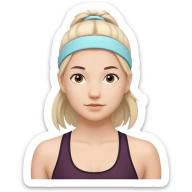 girl wearing lululemon sticker