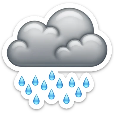 Lluvia  sticker
