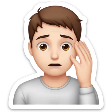 Stressed out sticker