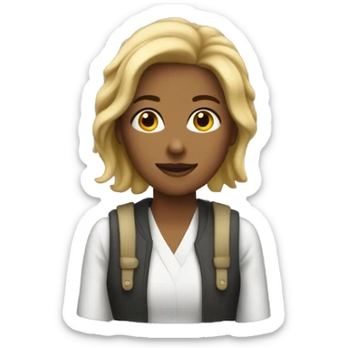 write alessia sticker