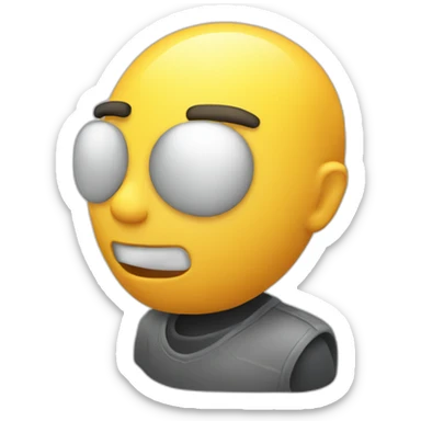 great ide , blow up head sticker