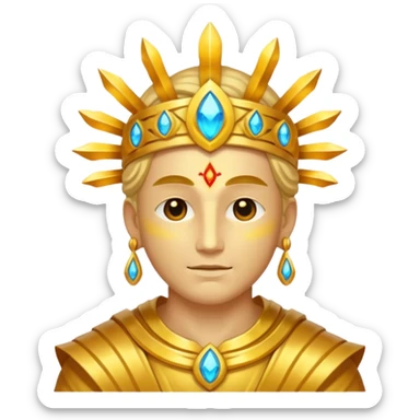 Deus todo poderoso e imortal sticker