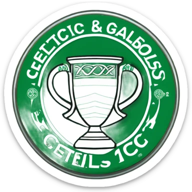Glasgow Celtic fc badge sticker