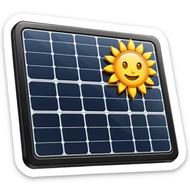solar panel sticker