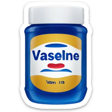 Vaseline sticker