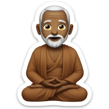 Wise yogi sticker