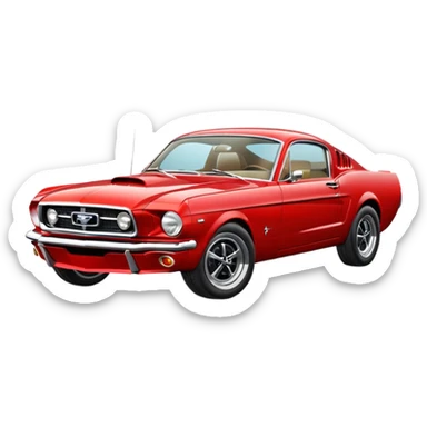 Ford mustang sticker