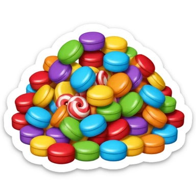 Candy sticker
